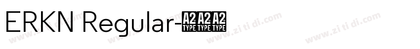 ERKN Regular字体转换